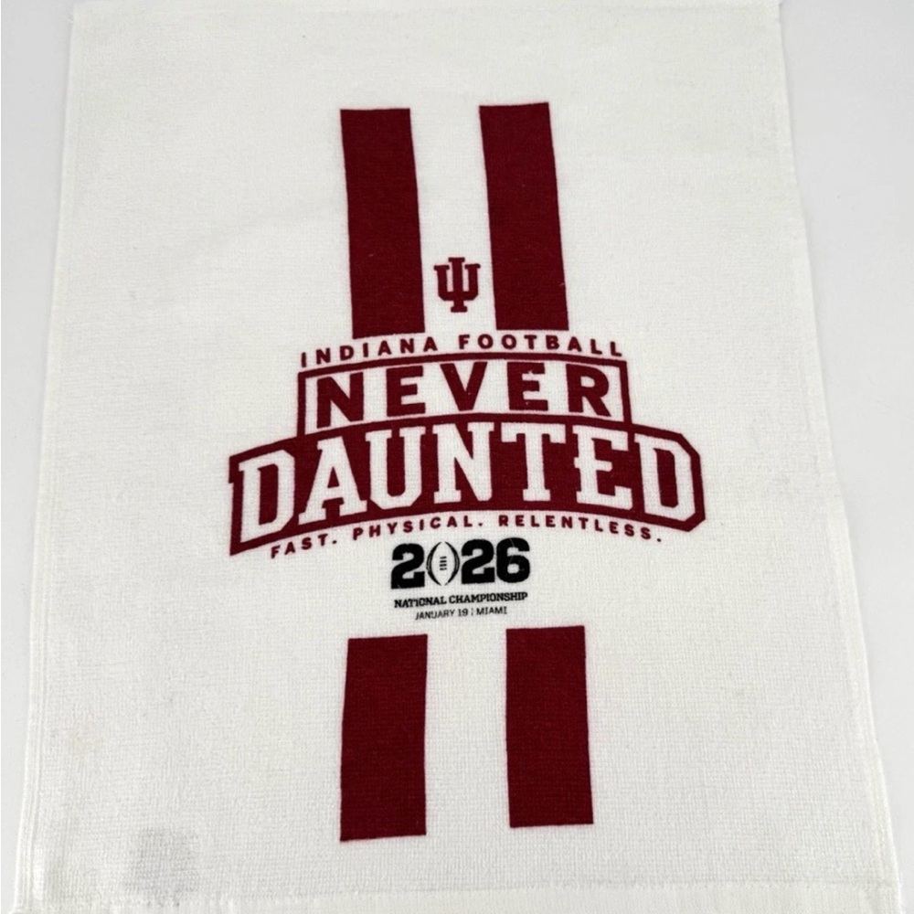 IU Hoosiers Football National Championship Rally Towel Indiana vs Miami